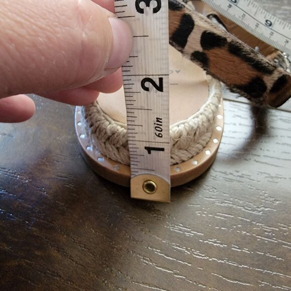 NEW Aquatalia Sandals Womens 9 Leopard Designer Contemporary Chic Summer - Picture 9 of 9